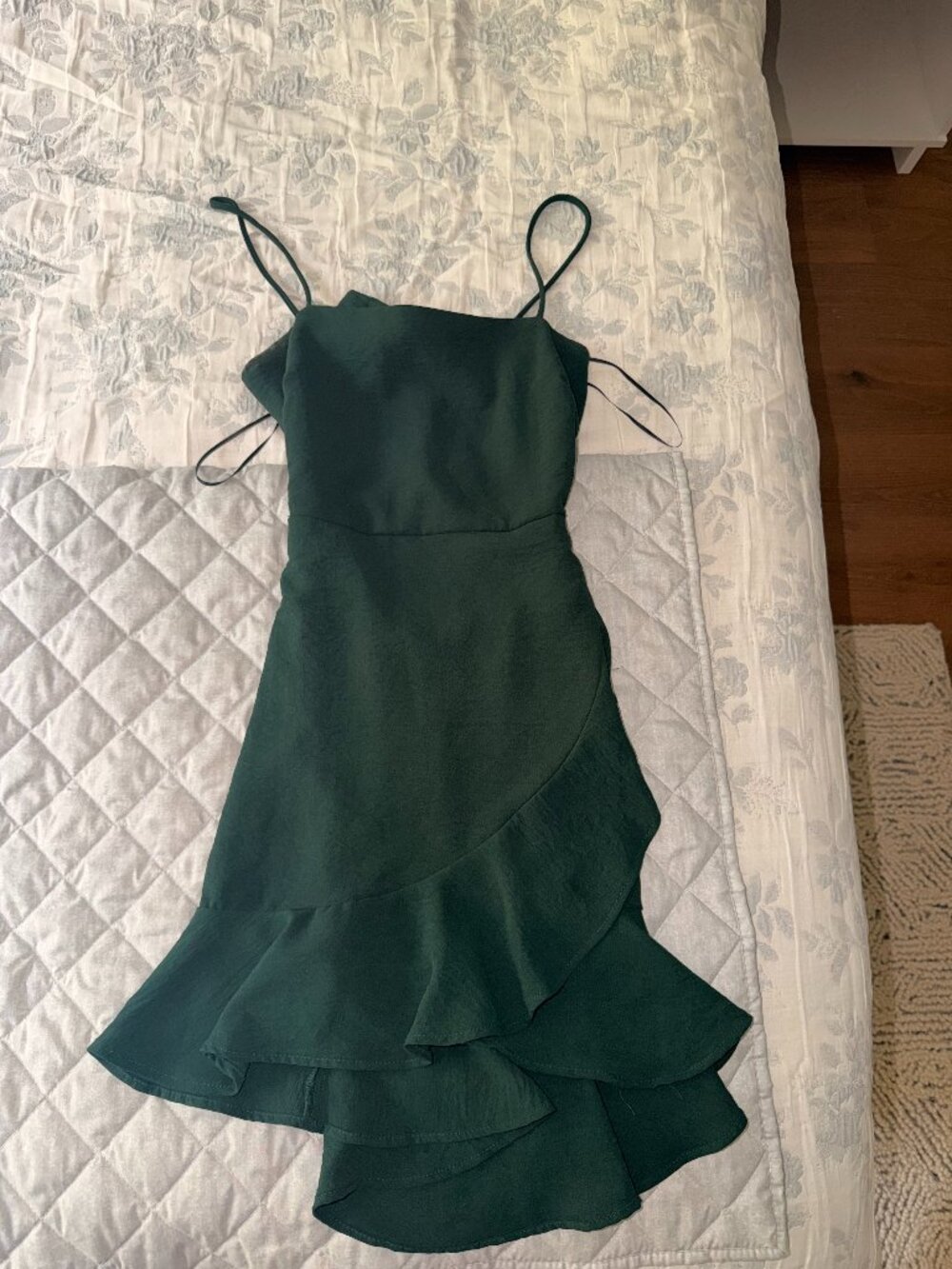 Emerald Green Mini Dress American Threads Size Small